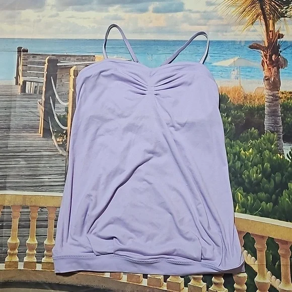 Lululemon Purple Lavender Spaghetti String Top Size 6 - Picture 2 of 7
